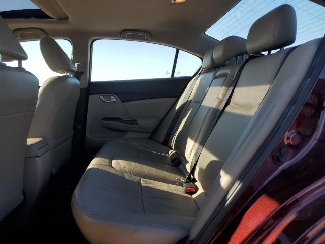 Photo 10 from auction – 2013 HONDA CIVIC EXL with VIN 19XFB2F91DE076622