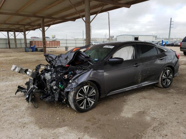 HONDA CIVIC EXL 2018 with VIN JHMFC1F72JX026439 - Photo from auction