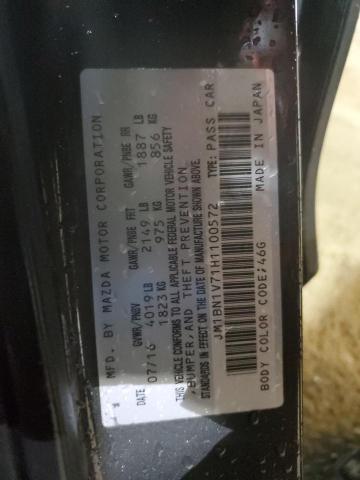 Photo 12 from auction – 2017 MAZDA 3 TOURING with VIN JM1BN1V71H1100572