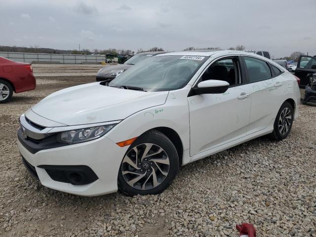 HONDA CIVIC EX 2017 with VIN 19XFC2F8XHE054225 - Photo from auction