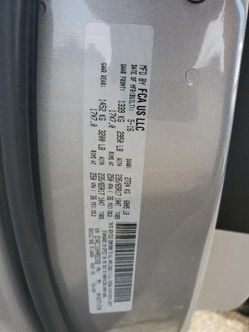Photo 12 from auction – 2017 CHRYSLER PACIFICA T with VIN 2C4RC1DGXHR521692