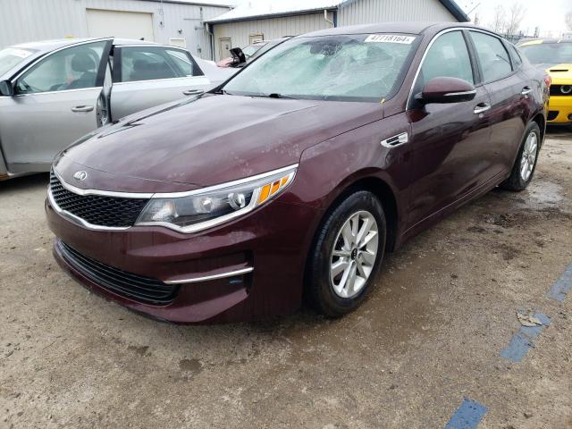 KIA OPTIMA LX 2017 with VIN 5XXGT4L31HG166556 - Photo from auction