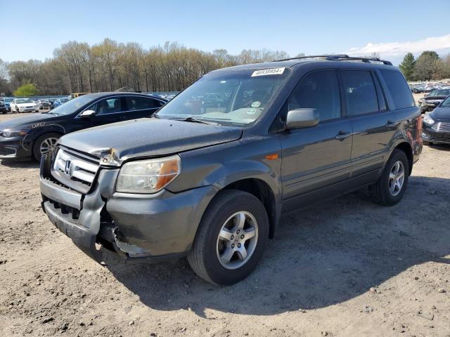 HONDA PILOT EX 2007 with VIN 2HKYF18487H531166 - Photo from auction