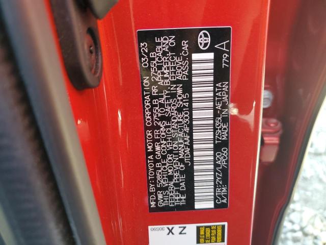 Photo 13 from auction – 2023 TOYOTA CROWN PLAT with VIN JTDAFAAF4P3001415