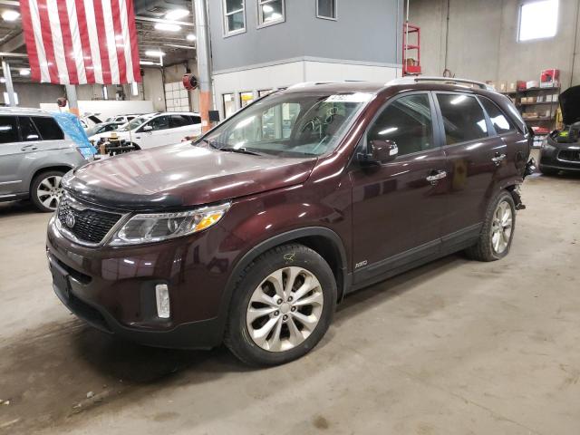 KIA SORENTO EX 2015 with VIN 5XYKUDA76FG599330 - Photo from auction