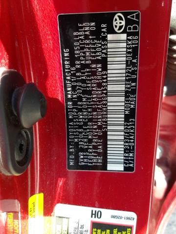 Photo 13 from auction – 2016 TOYOTA COROLLA L with VIN 5YFBURHE8GP458449