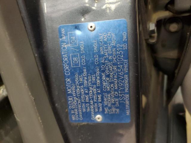 Photo 13 from auction – 2005 SUZUKI XL7 EX with VIN JS3TY92V654102312