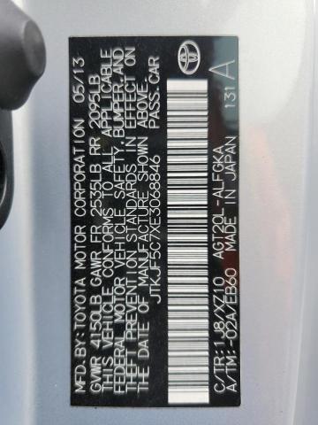 Photo 12 from auction – 2014 TOYOTA SCION TC with VIN JTKJF5C7XE3068846