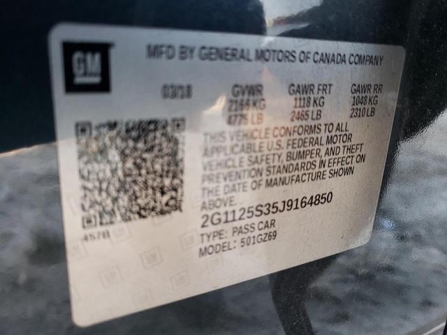 Photo 13 from auction – 2018 CHEVROLET IMPALA with VIN 2G1125S35J9164850