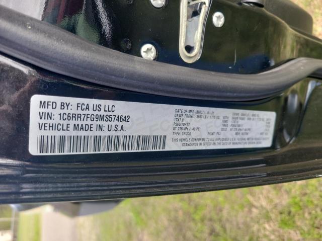 Photo 10 from auction – 2021 RAM 1500 CLASS with VIN 1C6RR7FG9MS574642