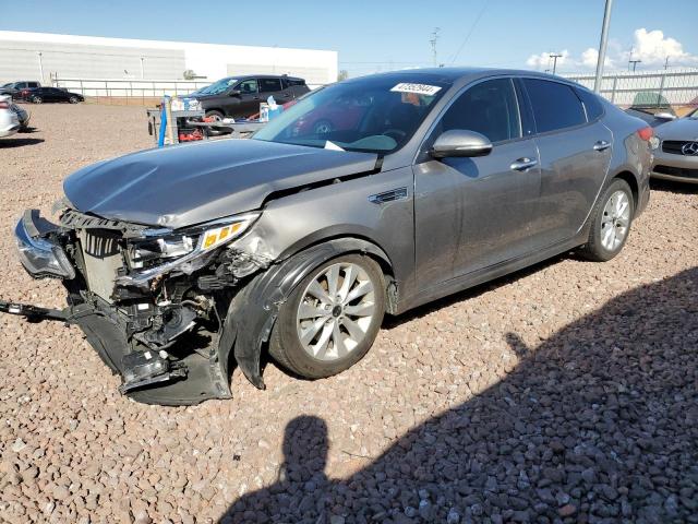 KIA OPTIMA EX 2018 with VIN 5XXGU4L32JG233765 - Photo from auction