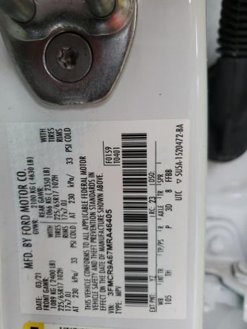 Photo 14 from auction – 2021 FORD BRONCO SPO with VIN 3FMCR9A67MRA46405