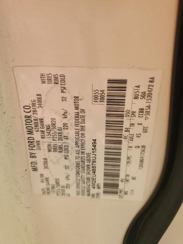 Photo 14 from auction – 2008 MERCURY MOUNTAINEE with VIN 4M2EU48878UJ15494