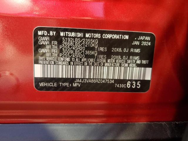 Photo 14 from auction – 2024 MITSUBISHI OUTLANDER with VIN JA4J3VA86RZ047534