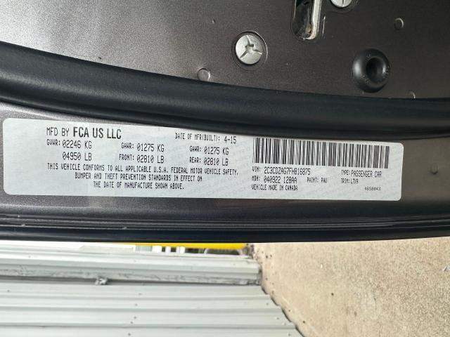 Photo 10 from auction – 2015 DODGE CHALLENGER with VIN 2C3CDZAG7FH816875