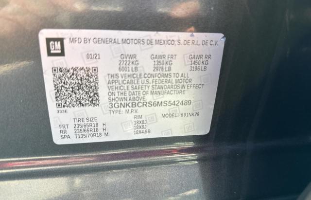 Photo 10 from auction – 2021 CHEVROLET BLAZER 2LT with VIN 3GNKBCRS6MS542489