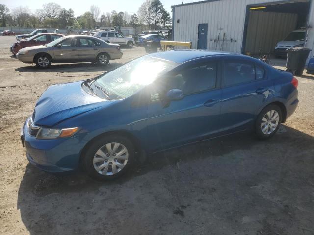 HONDA CIVIC LX 2012 with VIN 2HGFB2F55CH568782 - Photo from auction