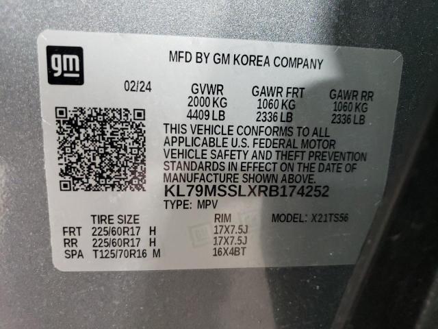 Снимка 14 от търг – 2024 CHEVROLET TRAILBLAZE с VIN KL79MSSLXRB174252