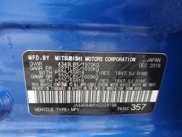 Photo 14 from auction – 2017 MITSUBISHI OUTLANDER with VIN JA4AR4AW1HZ028198