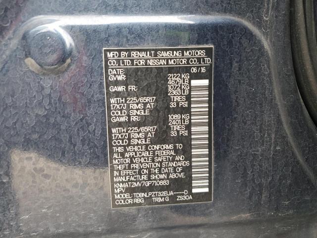 Photo 14 from auction – 2016 NISSAN ROGUE S with VIN KNMAT2MV7GP710883