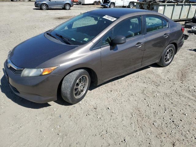 HONDA CIVIC LX 2012 with VIN 19XFB2F51CE334195 - Photo from auction