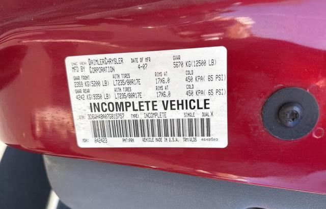 Photo 10 from auction – 2007 DODGE RAM 3500 S with VIN 3D6WH48A07G815757