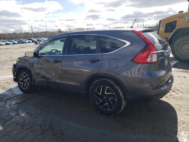 Photo 2 from auction – 2016 HONDA CR-V SE with VIN 5J6RM4H45GL027448