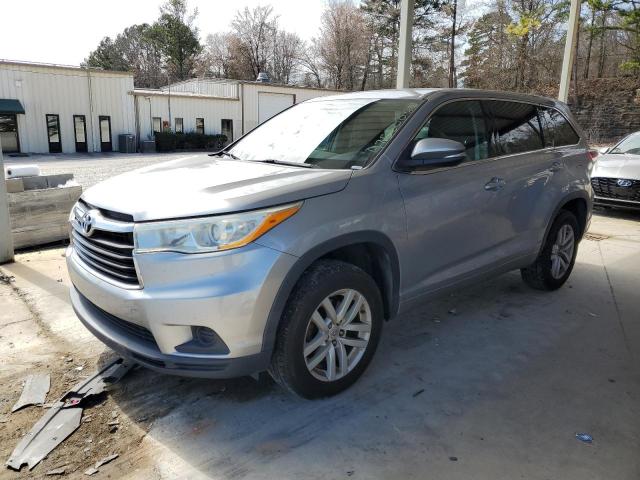 TOYOTA HIGHLANDER 2014 مع رقم تعريف المركبة 5TDZKRFH7ES009107 - صورة من المزاد