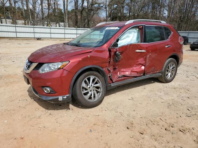 NISSAN ROGUE S 2015 with VIN 5N1AT2MVXFC887848 - Photo from auction