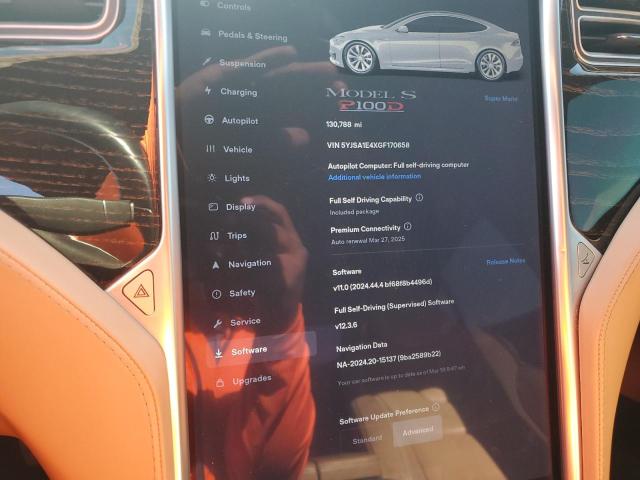 Снимка 9 от търг – 2016 TESLA MODEL S с VIN 5YJSA1E4XGF170658