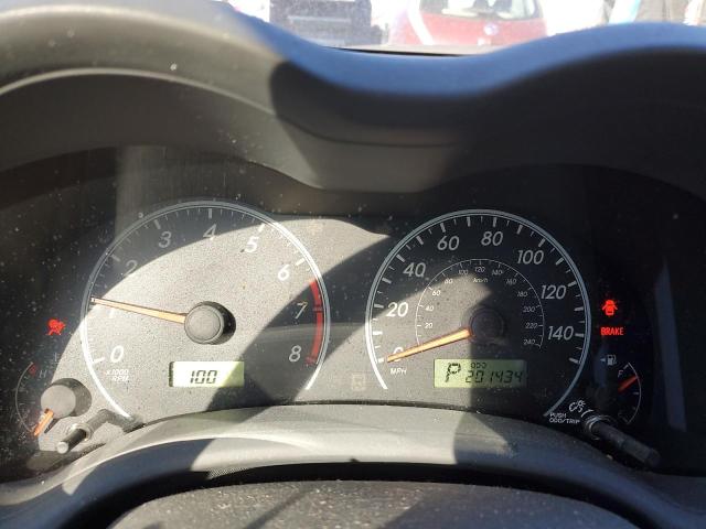 Photo 9 from auction – 2009 TOYOTA COROLLA BA with VIN JTDBL40E299028409