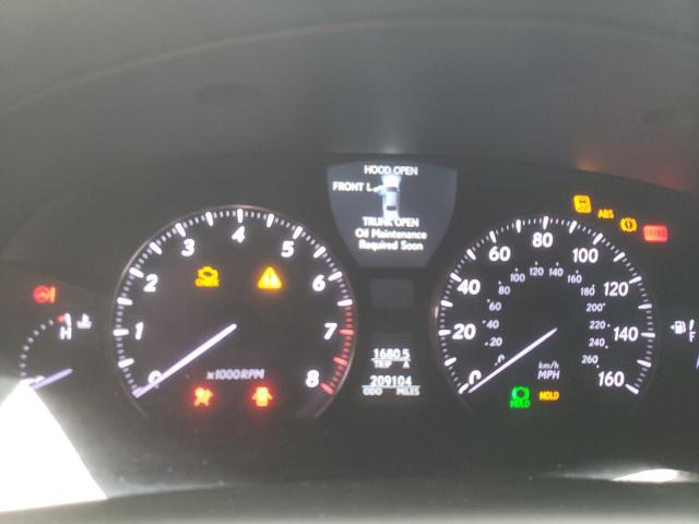 Photo 9 from auction – 2009 LEXUS LS 460 with VIN JTHBL46F195089613