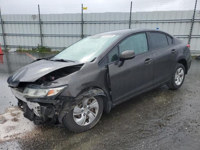 Photo 1 from auction – 2013 HONDA CIVIC LX with VIN 19XFB2F55DE206267