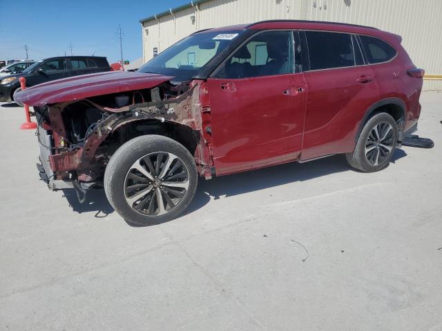 TOYOTA HIGHLANDER 2022 with VIN 5TDLZRBH1NS239040 - Photo from auction