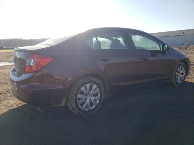 Photo 3 from auction – 2012 HONDA CIVIC LX with VIN 19XFB2F51CE078608