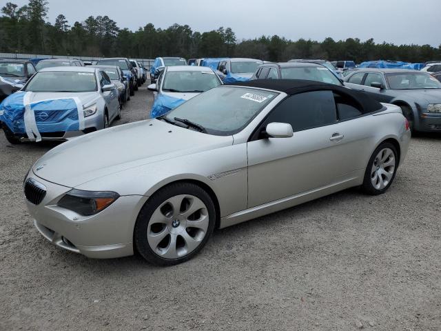 BMW 650 I 2007 with VIN WBAEK13527CN80547 - Photo from auction