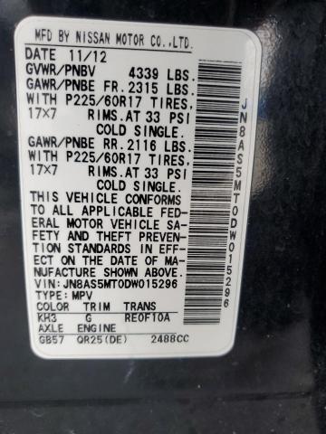 Photo 14 from auction – 2013 NISSAN ROGUE S with VIN JN8AS5MT0DW015296