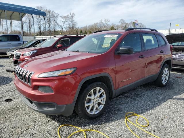 JEEP CHEROKEE S 2015 with VIN 1C4PJLAB9FW660573 - Photo from auction