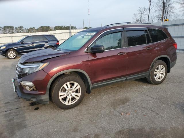 HONDA PILOT LX 2016 with VIN 5FNYF6H15GB065438 - Photo from auction