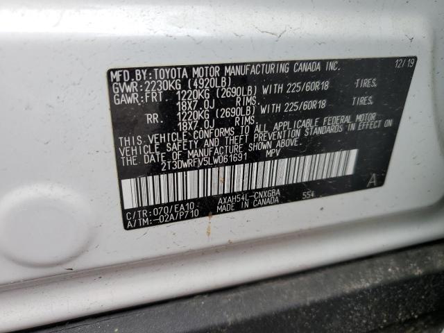 Photo 14 from auction – 2020 TOYOTA RAV4 LIMIT with VIN 2T3DWRFV5LW061691