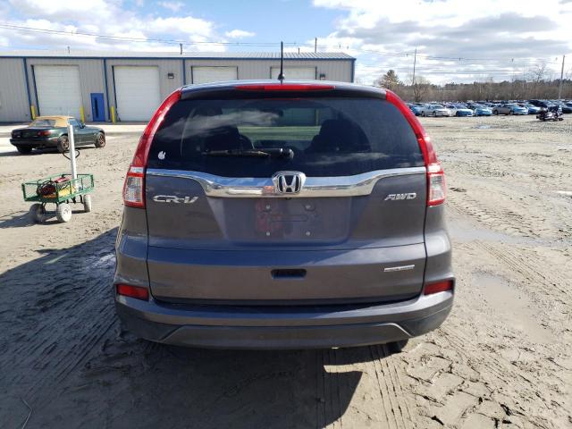 Photo 6 from auction – 2016 HONDA CR-V SE with VIN 5J6RM4H45GL027448