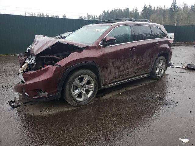TOYOTA HIGHLANDER 2016 with VIN 5TDDKRFH4GS272944 - Photo from auction