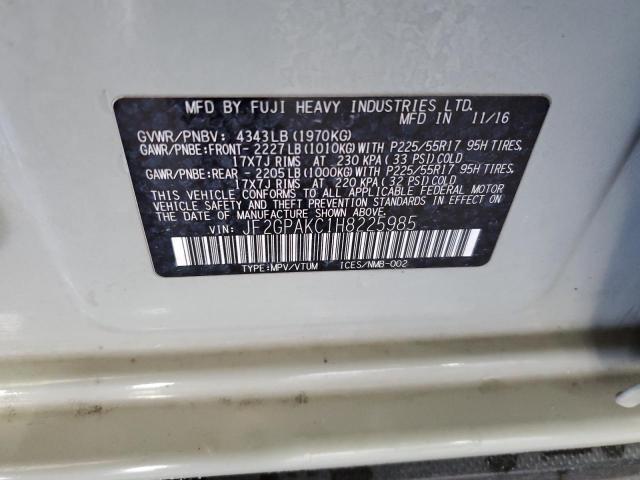 Photo 14 from auction – 2017 SUBARU CROSSTREK with VIN JF2GPAKC1H8225985