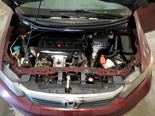 Photo 11 from auction – 2012 HONDA CIVIC LX with VIN 19XFB2F50CE062335