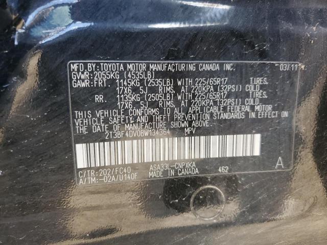 Photo 14 from auction – 2011 TOYOTA RAV4 with VIN 2T3BF4DV0BW134364