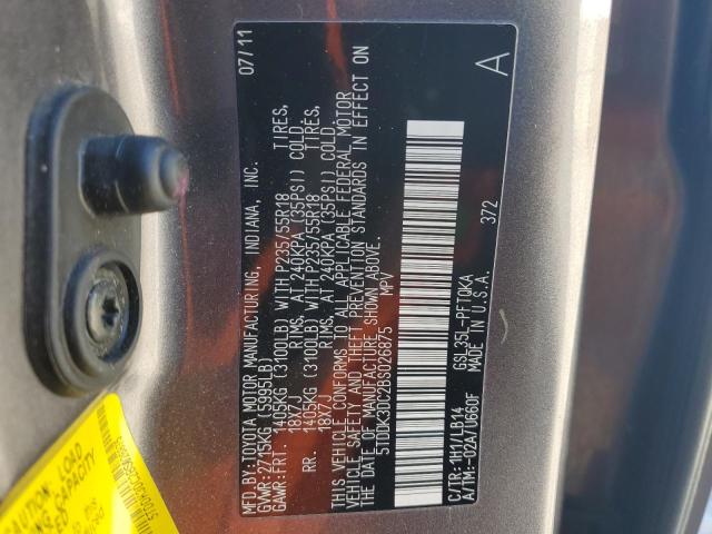 Photo 14 from auction – 2011 TOYOTA SIENNA XLE with VIN 5TDDK3DC2BS026875