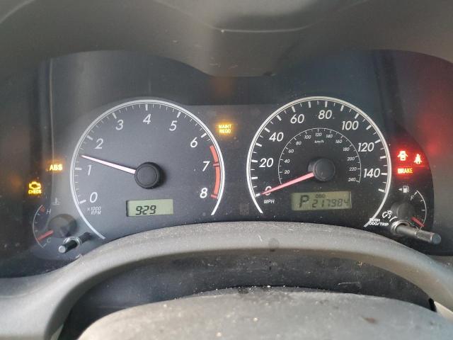 Photo 9 from auction – 2009 TOYOTA COROLLA BA with VIN 2T1BU40E69C016092
