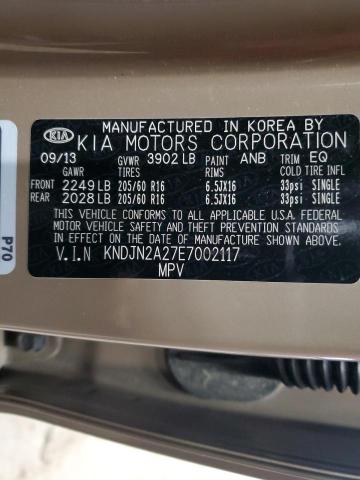 Photo 14 from auction – 2014 KIA SOUL with VIN KNDJN2A27E7002117