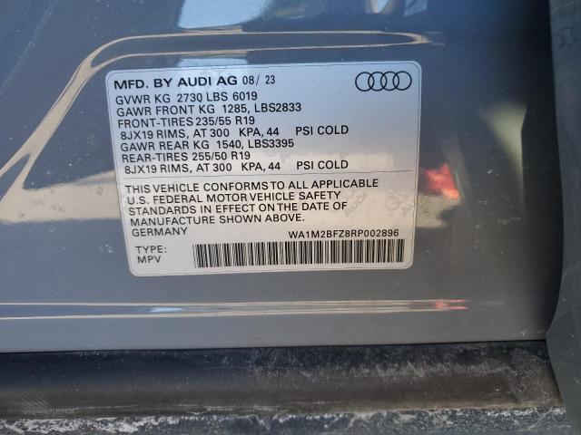 Photo 14 from auction – 2024 AUDI Q4 E-TRON with VIN WA1M2BFZ8RP002896