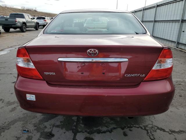 Photo 6 from auction – 2002 TOYOTA CAMRY LE with VIN 4T1BE32K32U004531